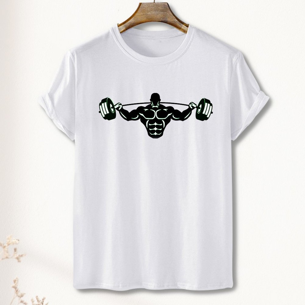GYM Design 2023 Men's T-Shirt Cotton -Fitness T shirt For Men